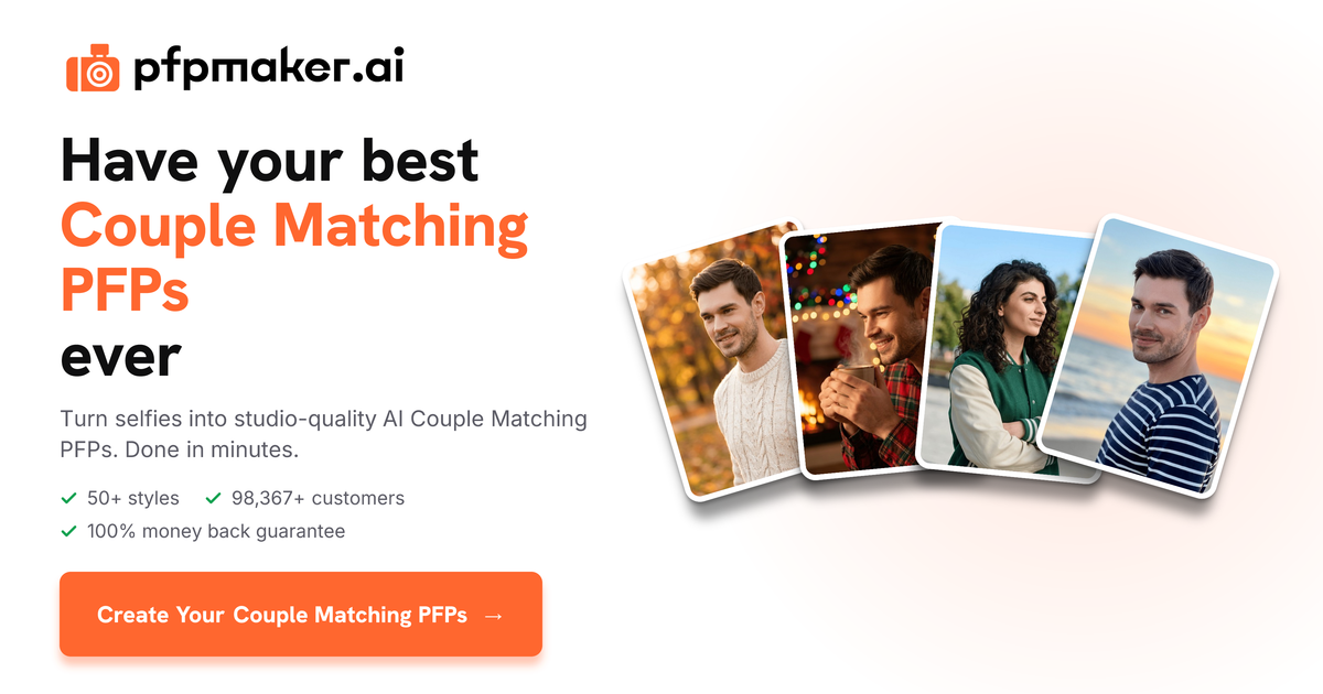 AI Couple Matching PFP Generator | Create Matching PFPs